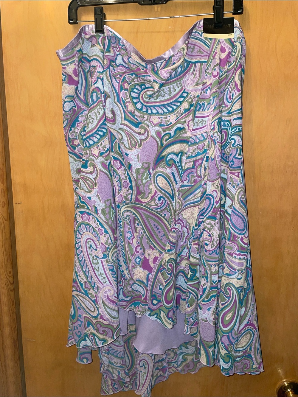 Lane Bryant Lavender Paisley A-Line Skirt- SIZE 26/28